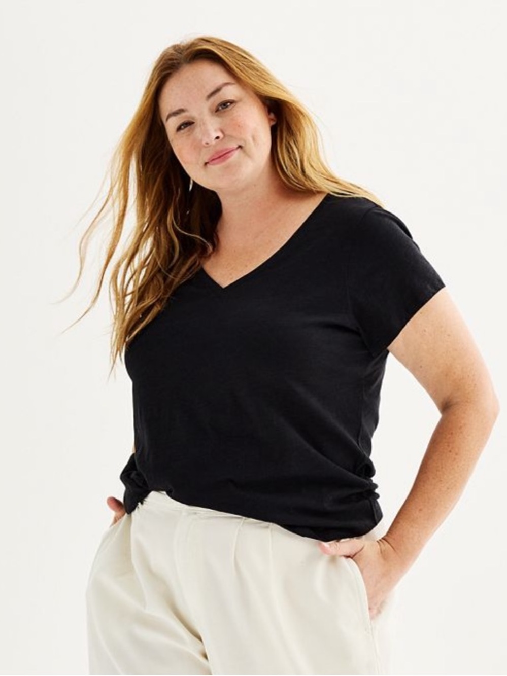 Plus Size Sonoma Goods For Life® Everyday V-Neck size 1X